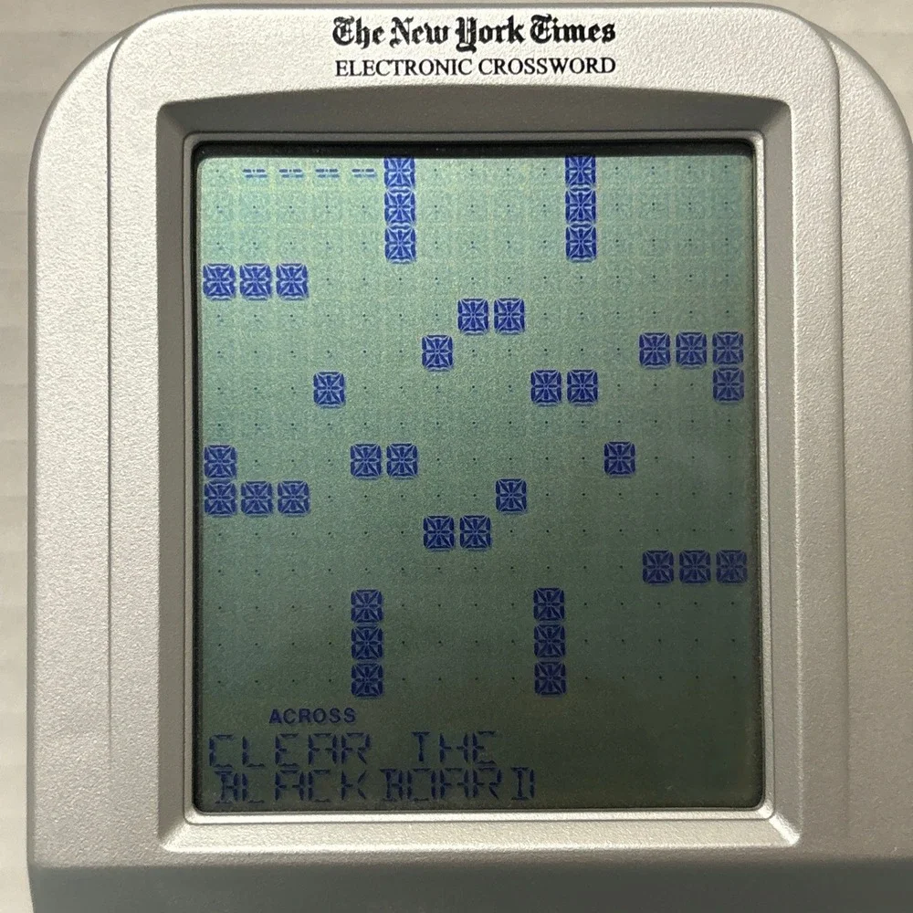 Excalibur The New York Times Touch Screen Crossword Puzzle Handheld Game - Works - Picture 6 of 9